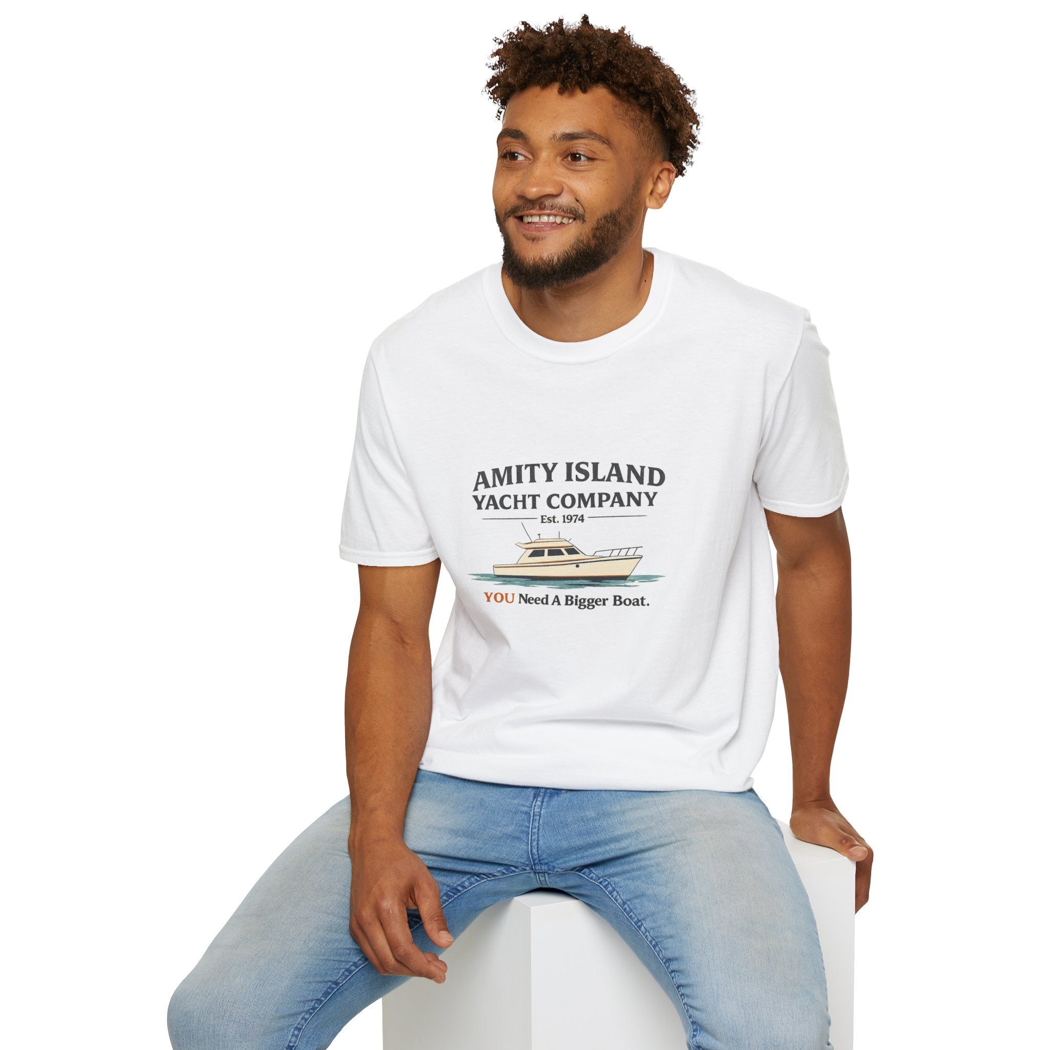 Amity Island Yacht Company T-Shirt — Vintage Literary Humor Tee
