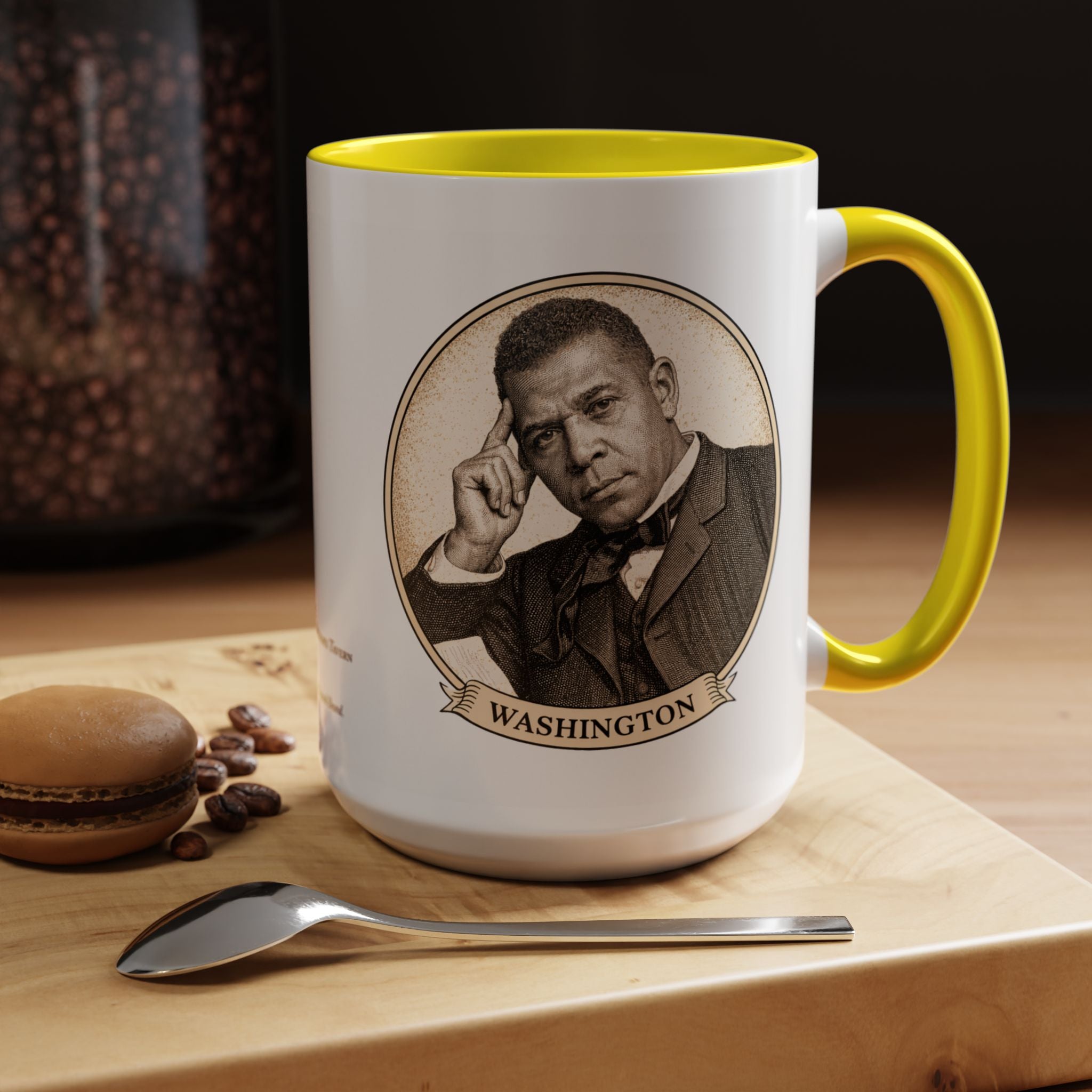 Washington -- The Thinker & Booker -- Ceramic Mug