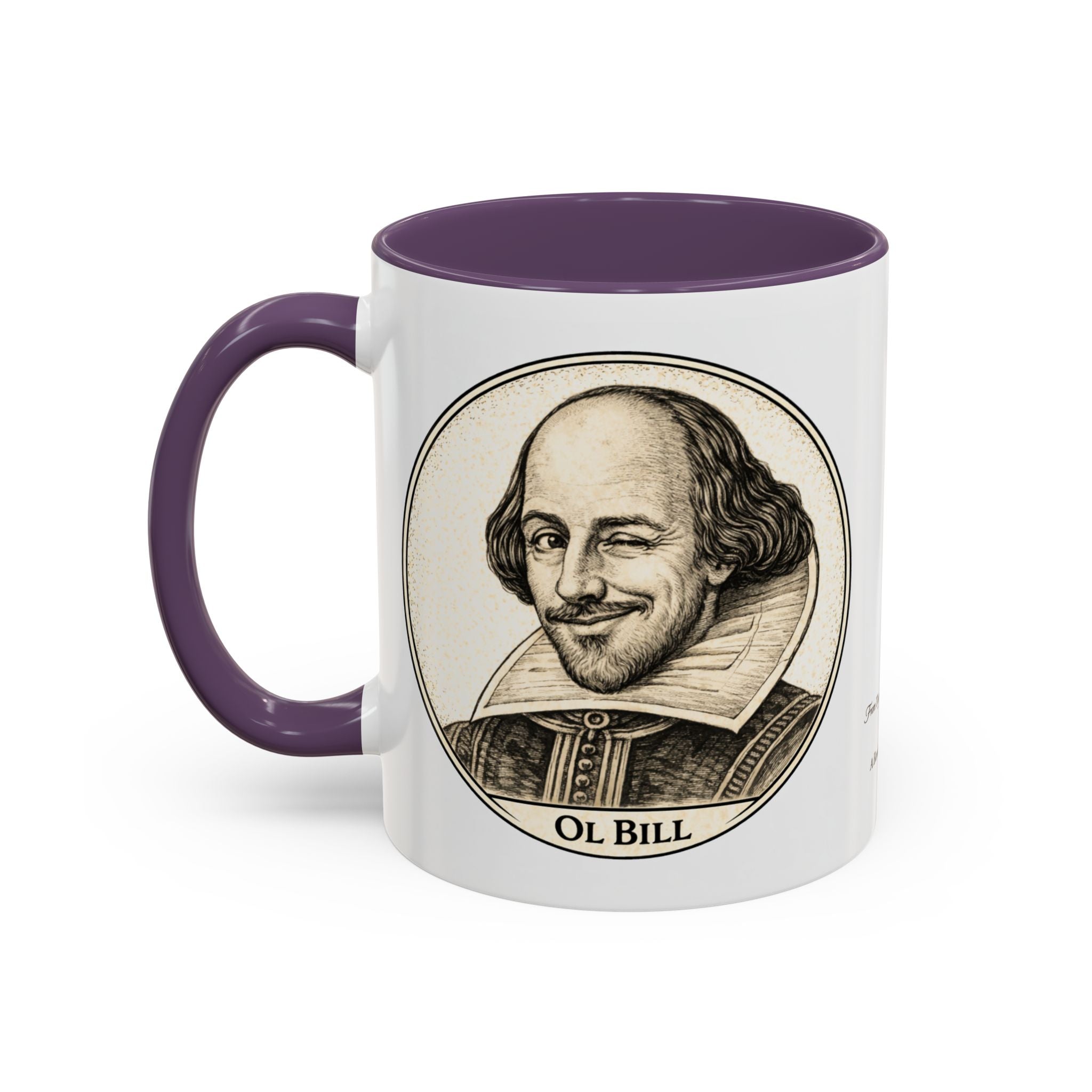 Shakespeare -- The Bard & Ol Bill -- Ceramic Mug
