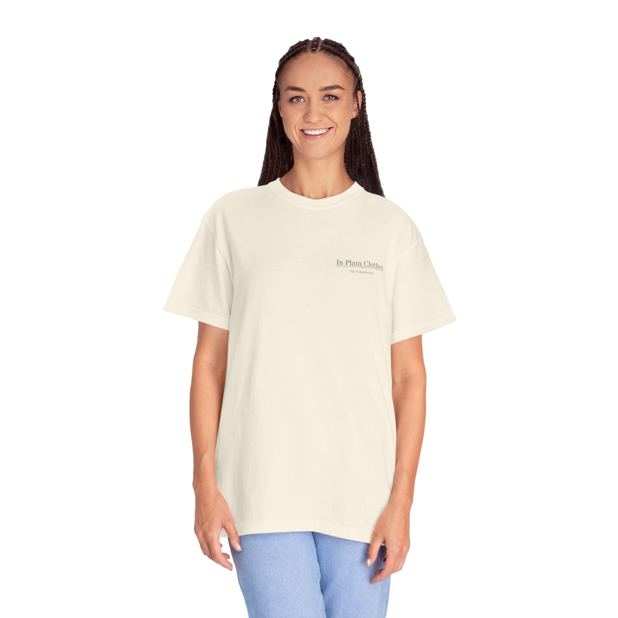 In Plain Clothes — Faith > Fear Comfort Colors Tee (Psalm 56)