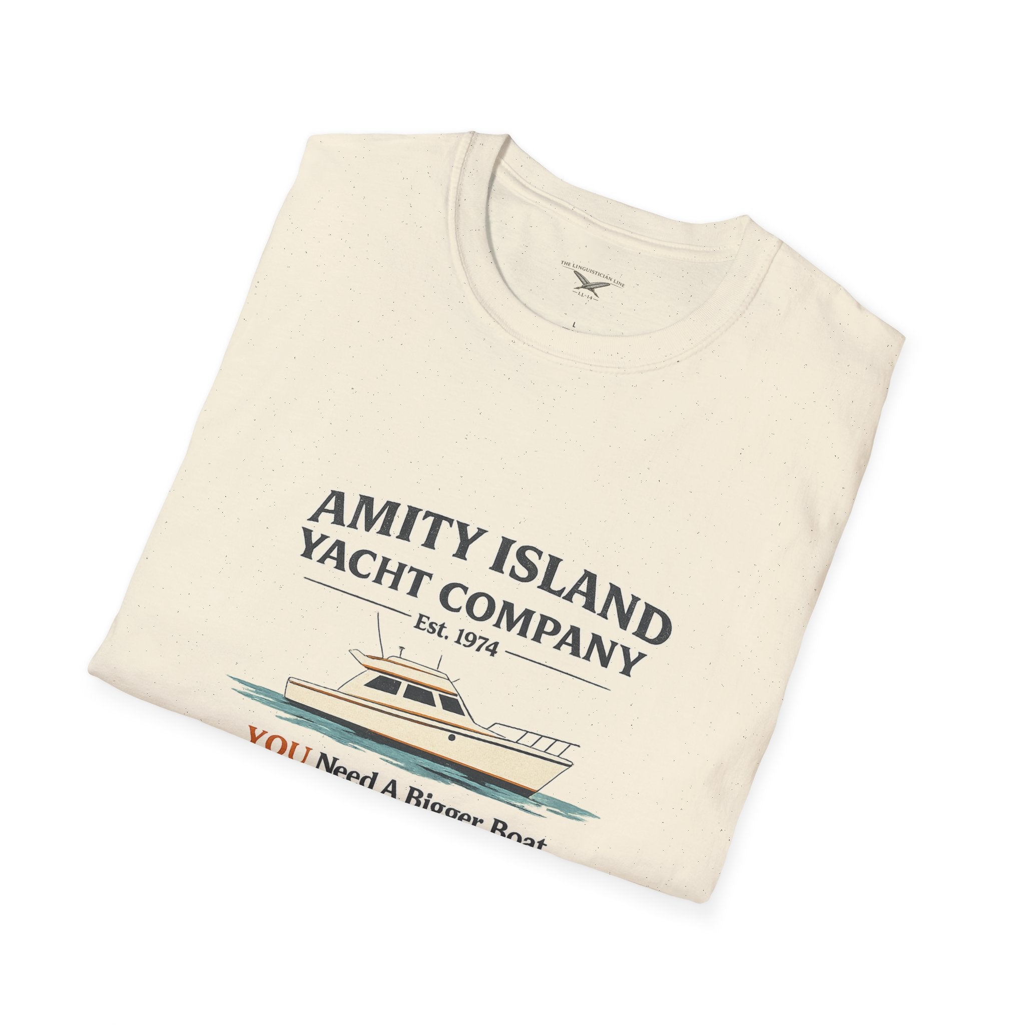 Amity Island Yacht Company T-Shirt — Vintage Literary Humor Tee