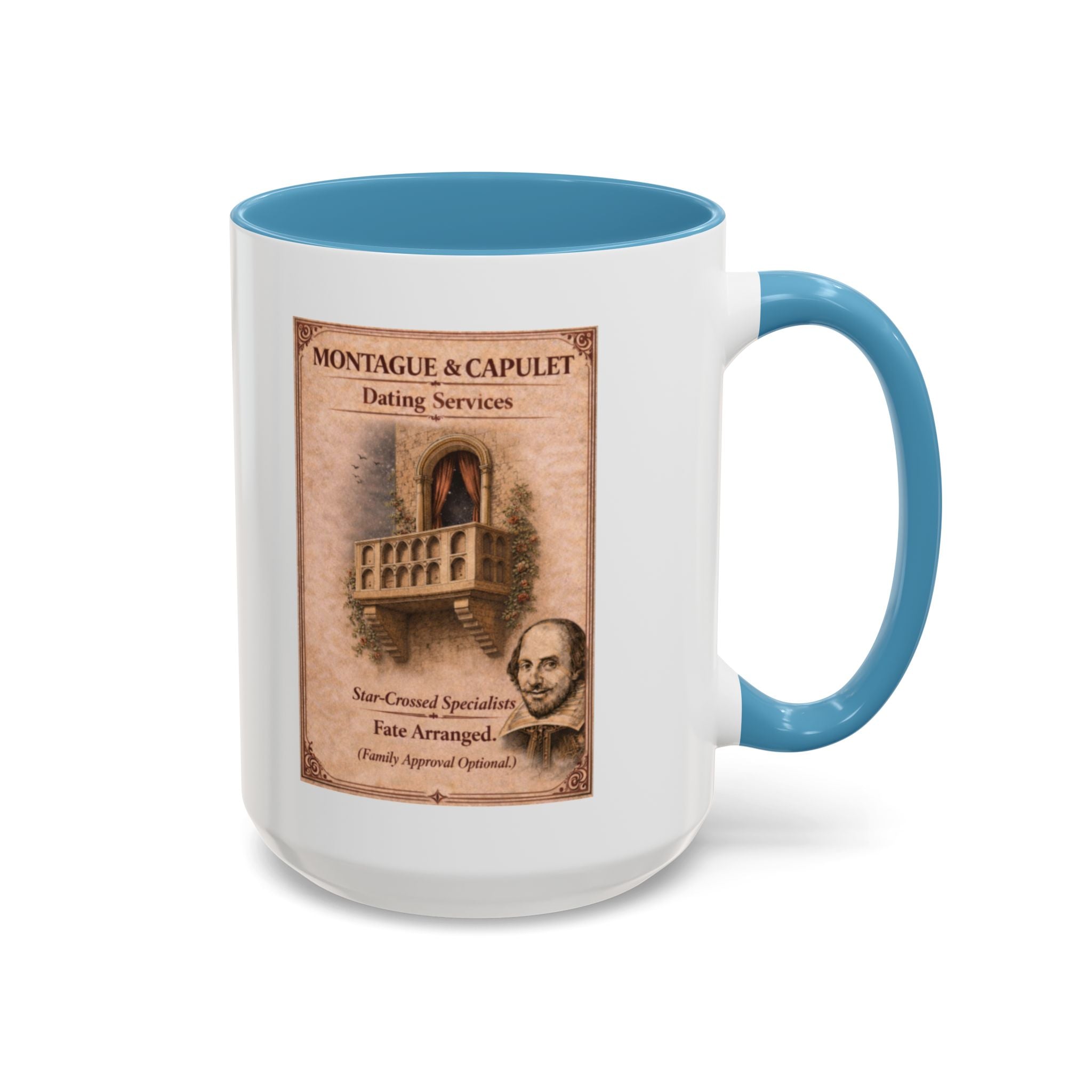 Montague & Capulet Dating Services Mug