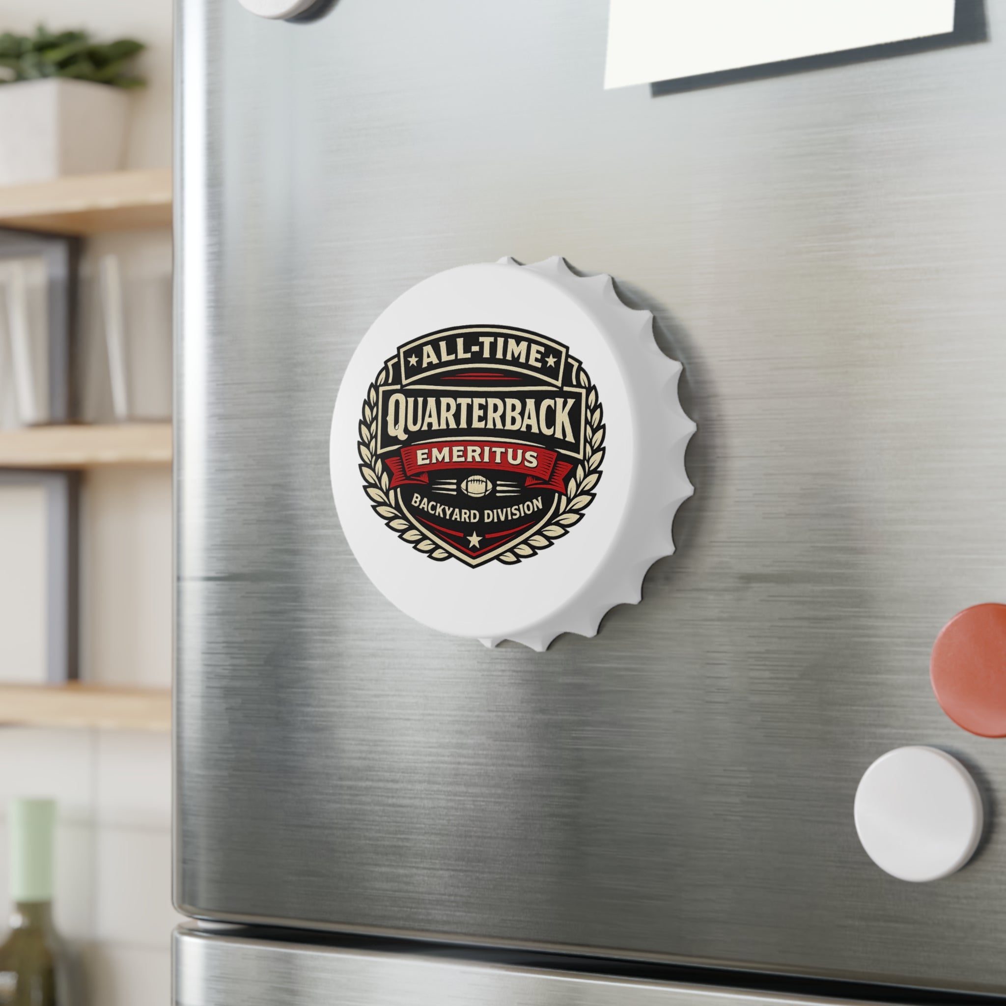 Bottle Opener - "All-Time Quarterback Emeritus" Vintage Football Bottle Opener