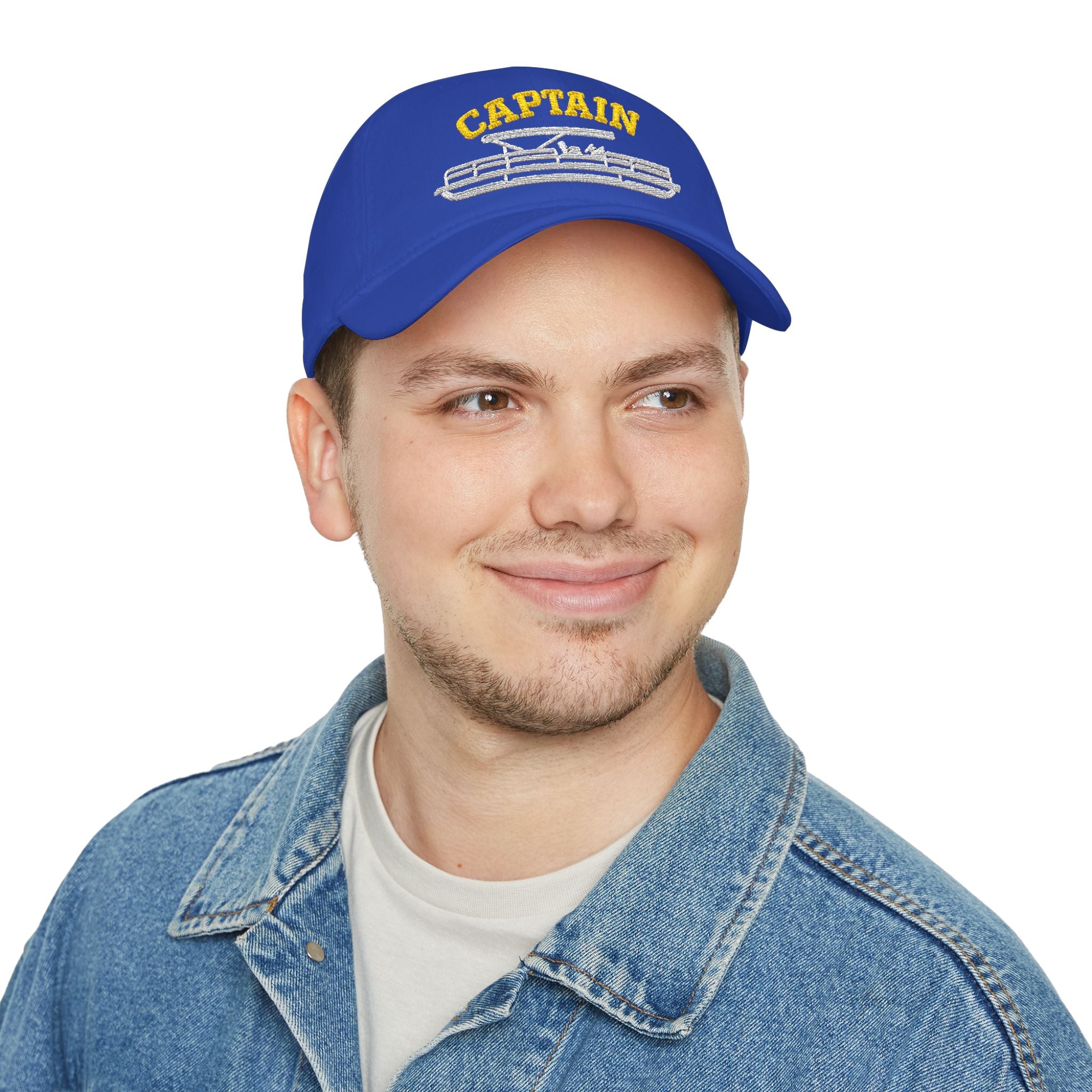 Pontoon Boat Captain Hat — Low Profile Baseball Cap