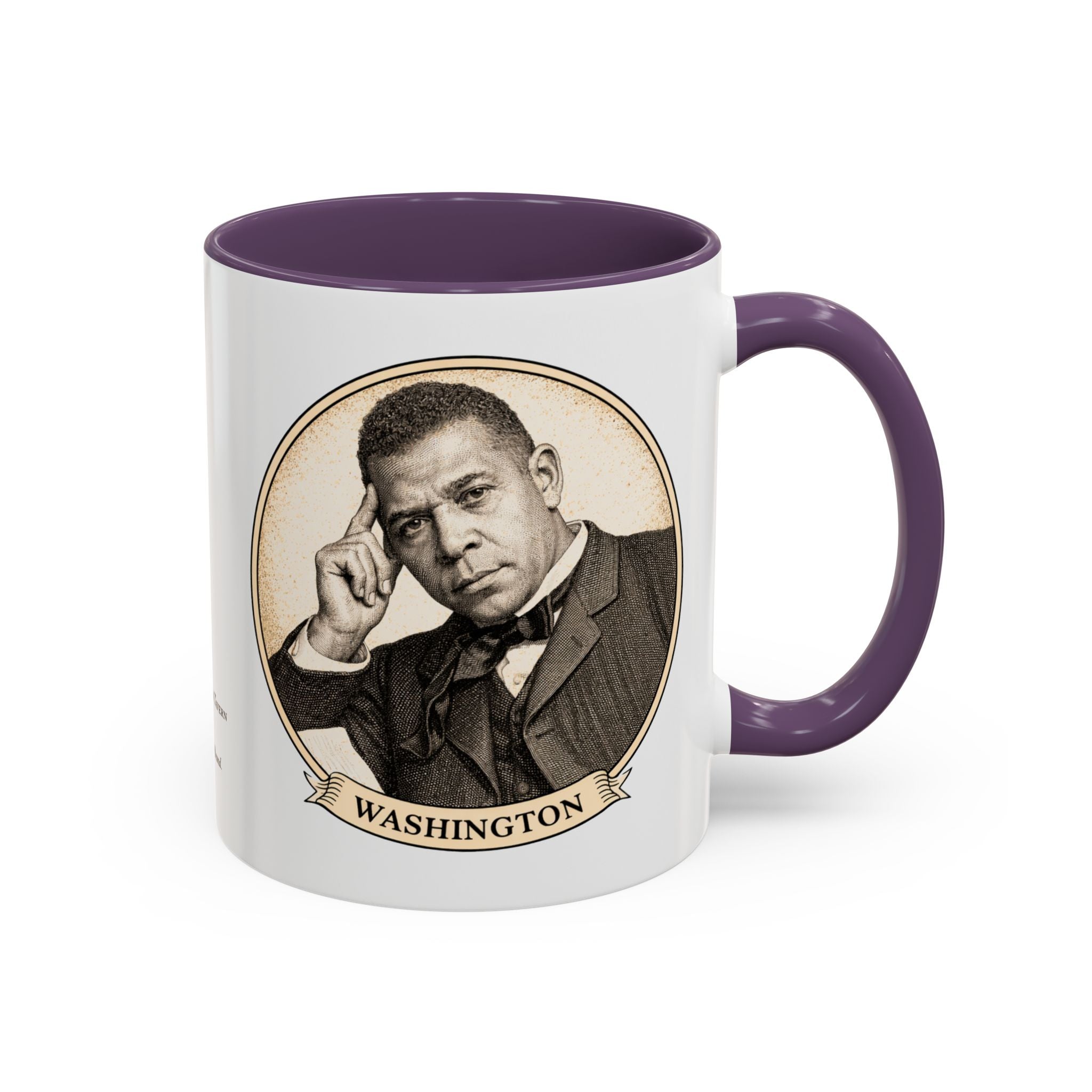 Washington -- The Thinker & Booker -- Ceramic Mug