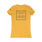 Sacred Shears Women's Tee — ("Consecrated For Fabric Only")