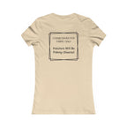 Sacred Shears Women's Tee — ("Consecrated For Fabric Only")