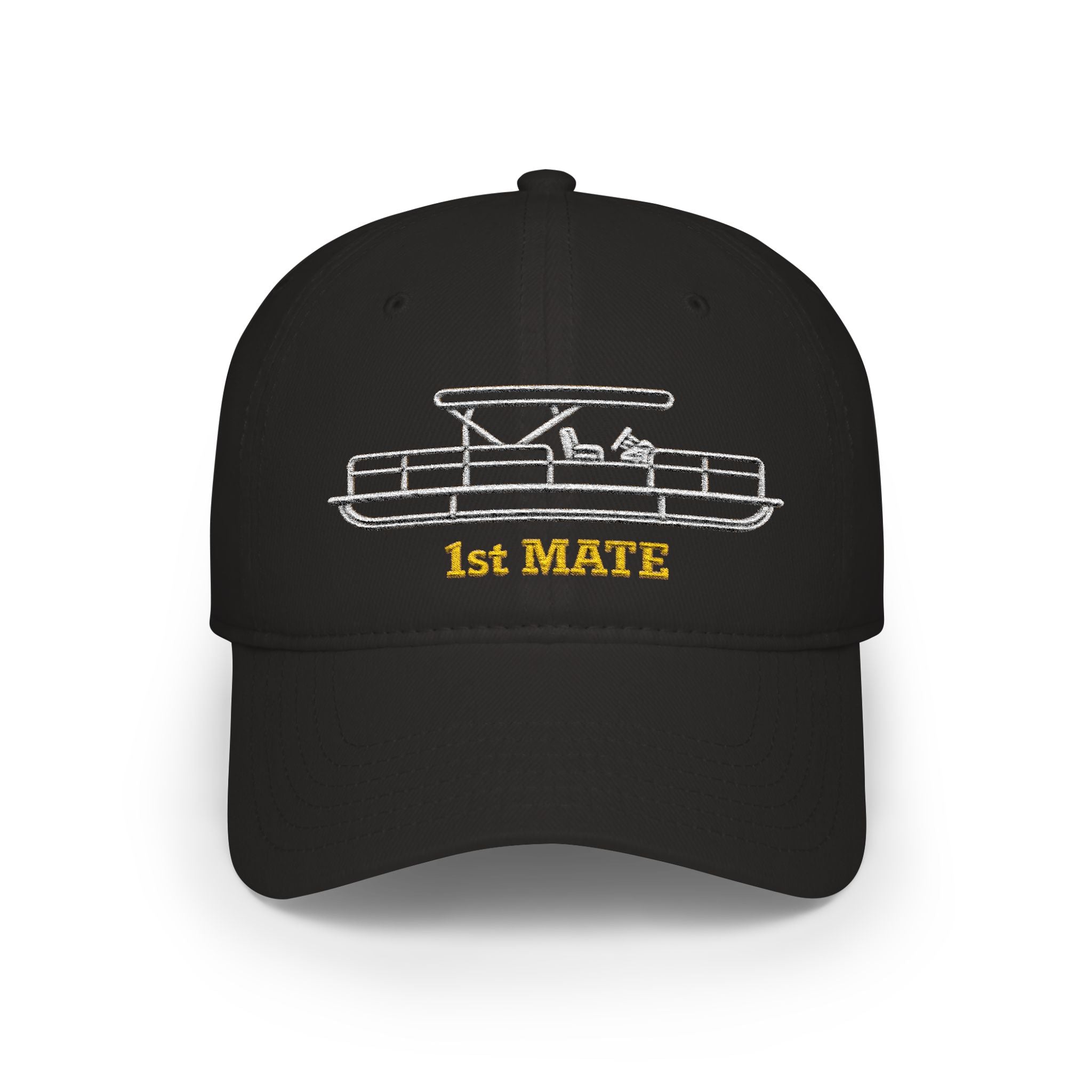 Pontoon Boat 1st Mate Embroidered Low Profile Baseball Cap