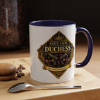 Glue Gun Duchess Coffee Mug — "Her Bond Is Permanent" Accent Ceramic Mug