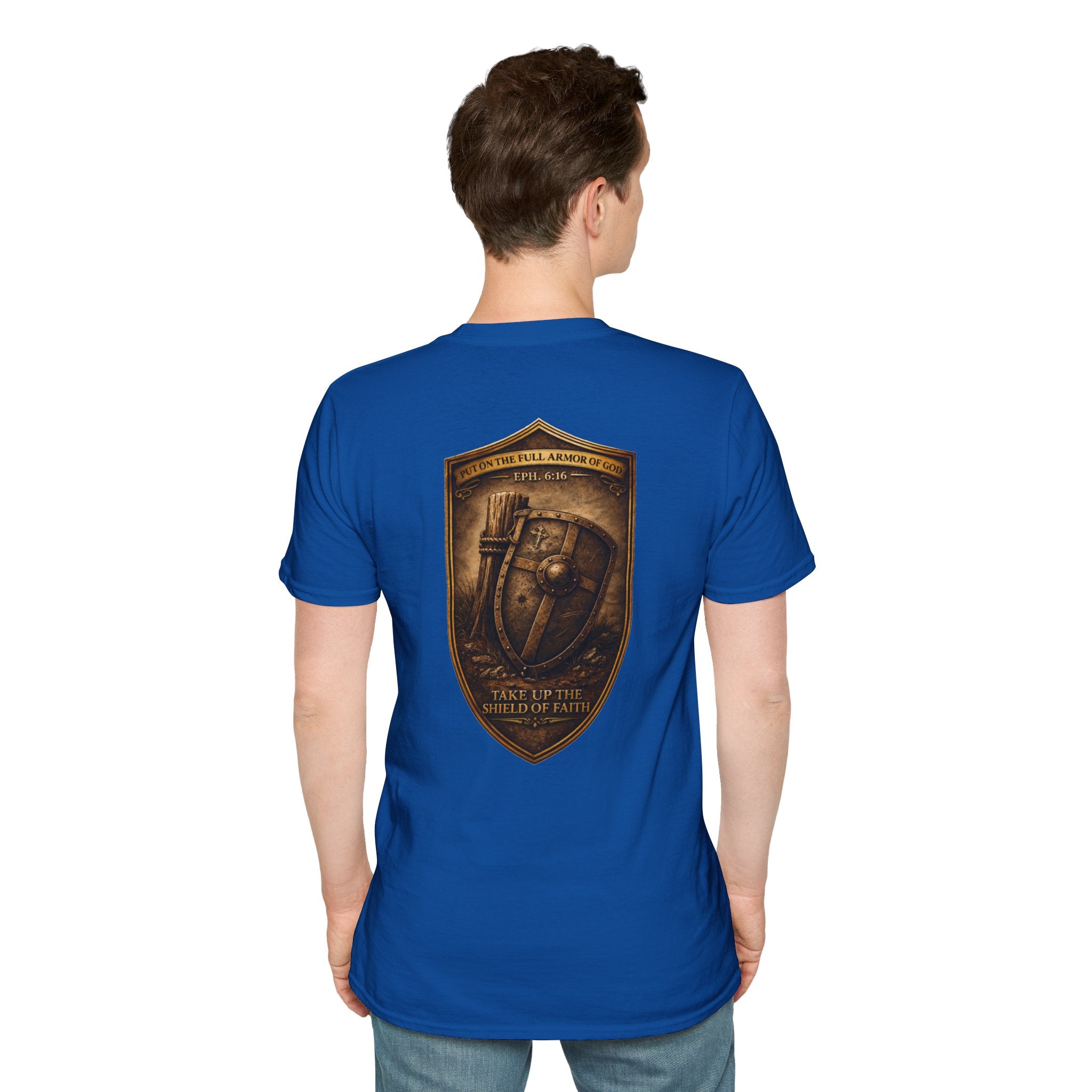 The Armor  — Ephesians 6:16 — In Plain Clothes Tee