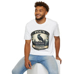 Poe’s Bird Sanctuary T-Shirt – Vintage Literary Humor Tee
