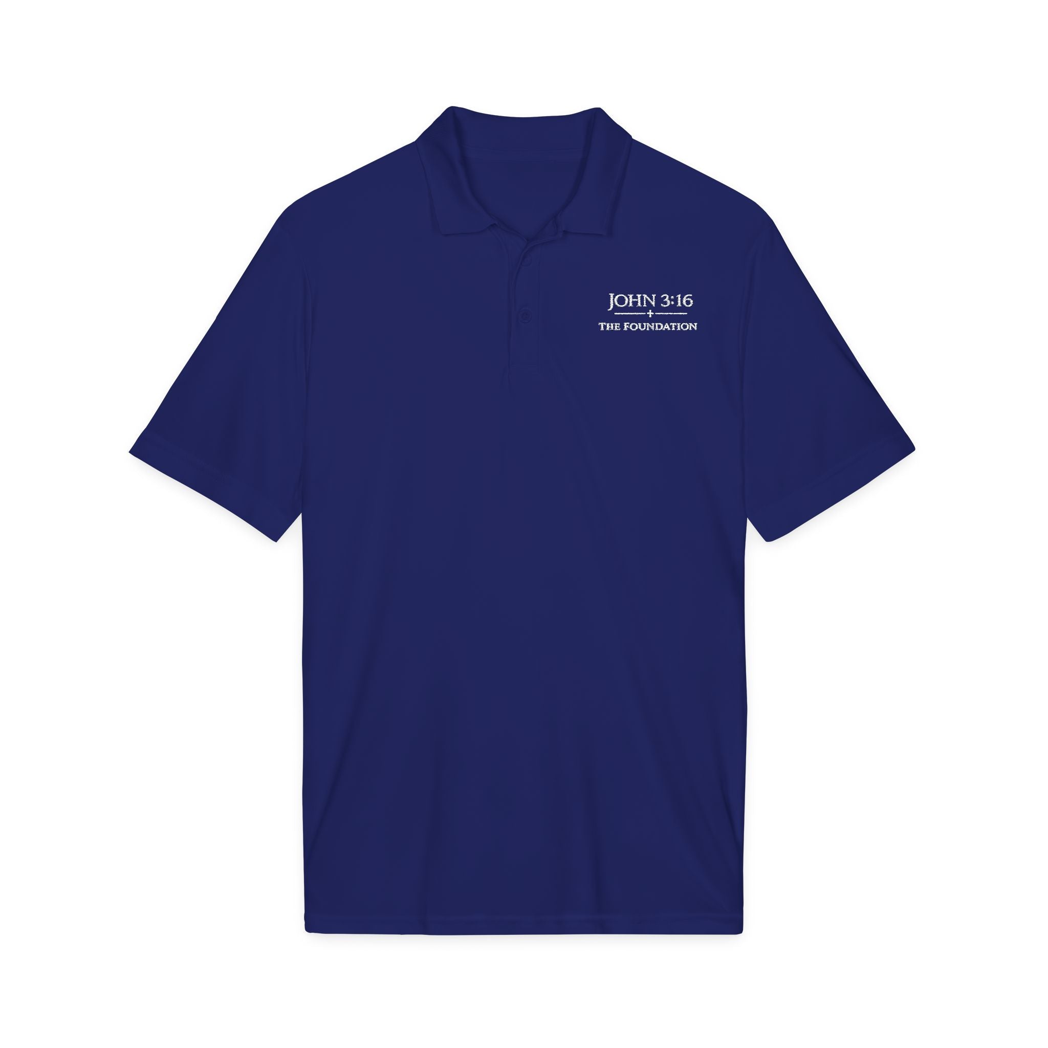 John 3:16 — Embroidered Polo  The Foundation Collection