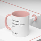 Lady of the Quilt Accent Coffee Mug — 'Legacy in Every Stitch' Quilting Gift