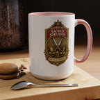 Keeper of the Sacred Shears Coffee Mug — Funny Barber/Hairstylist Gift (11/15oz)