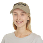 Faith > Fear — Psalm 56:3 — Embroidered Cap | The Foundation Collection (Light Colors)