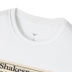 Shakespeare’s Massage Parlor T-Shirt — Vintage Literary Humor Tee