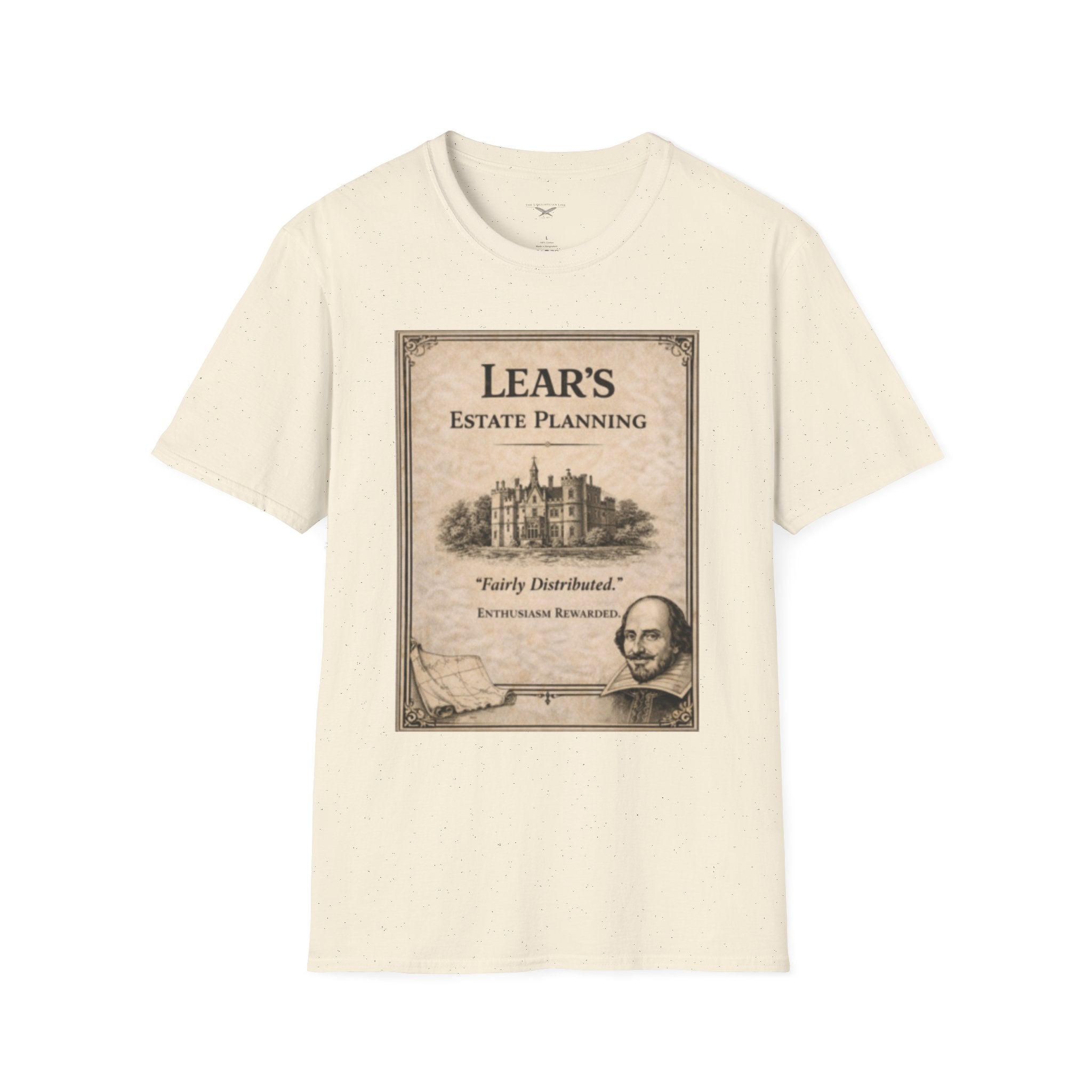 Lear’s Estate Planning T-Shirt – Vintage Literary Humor Tee
