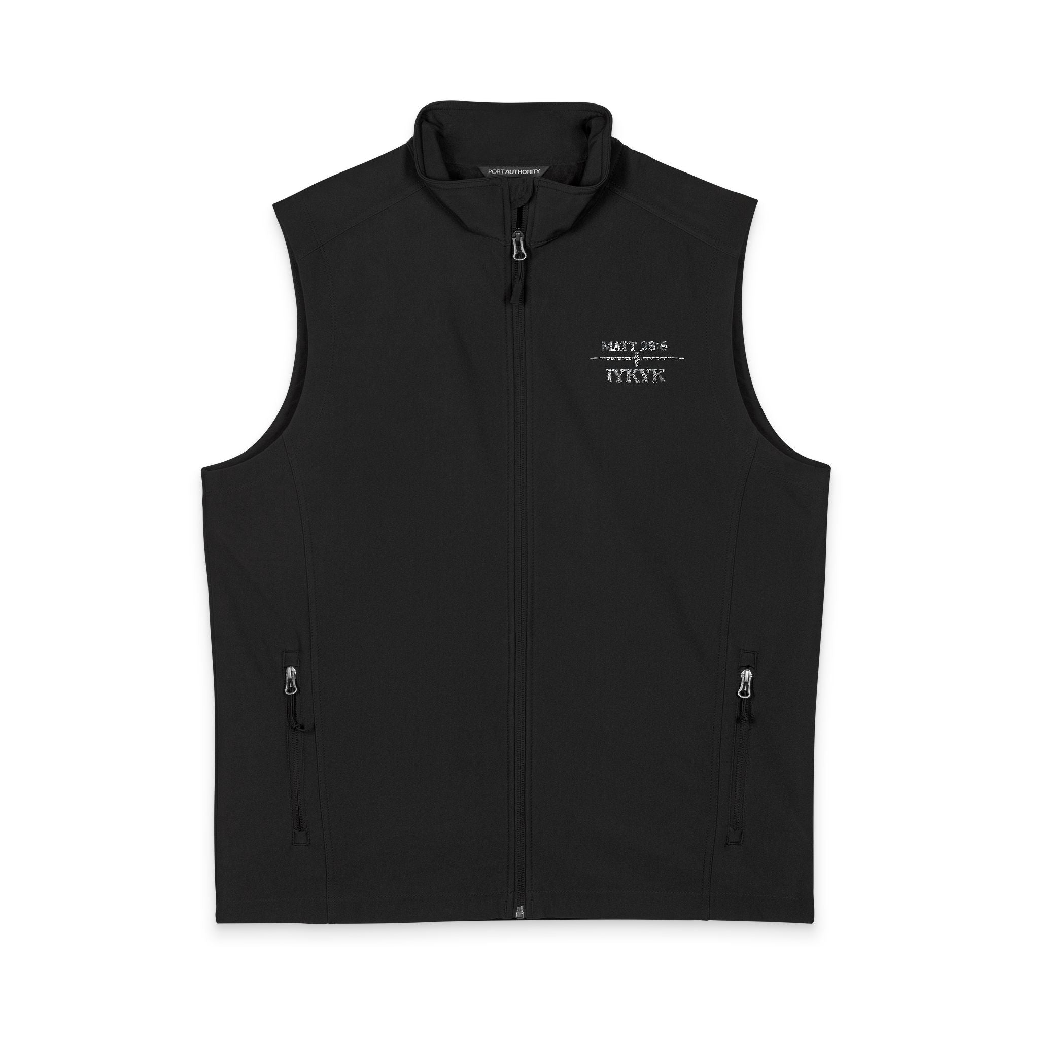 Matt 28:6.  IYKYK.  He is risen. Men's Soft Shell Vest — Lightweight Windproof Outdoor Layer