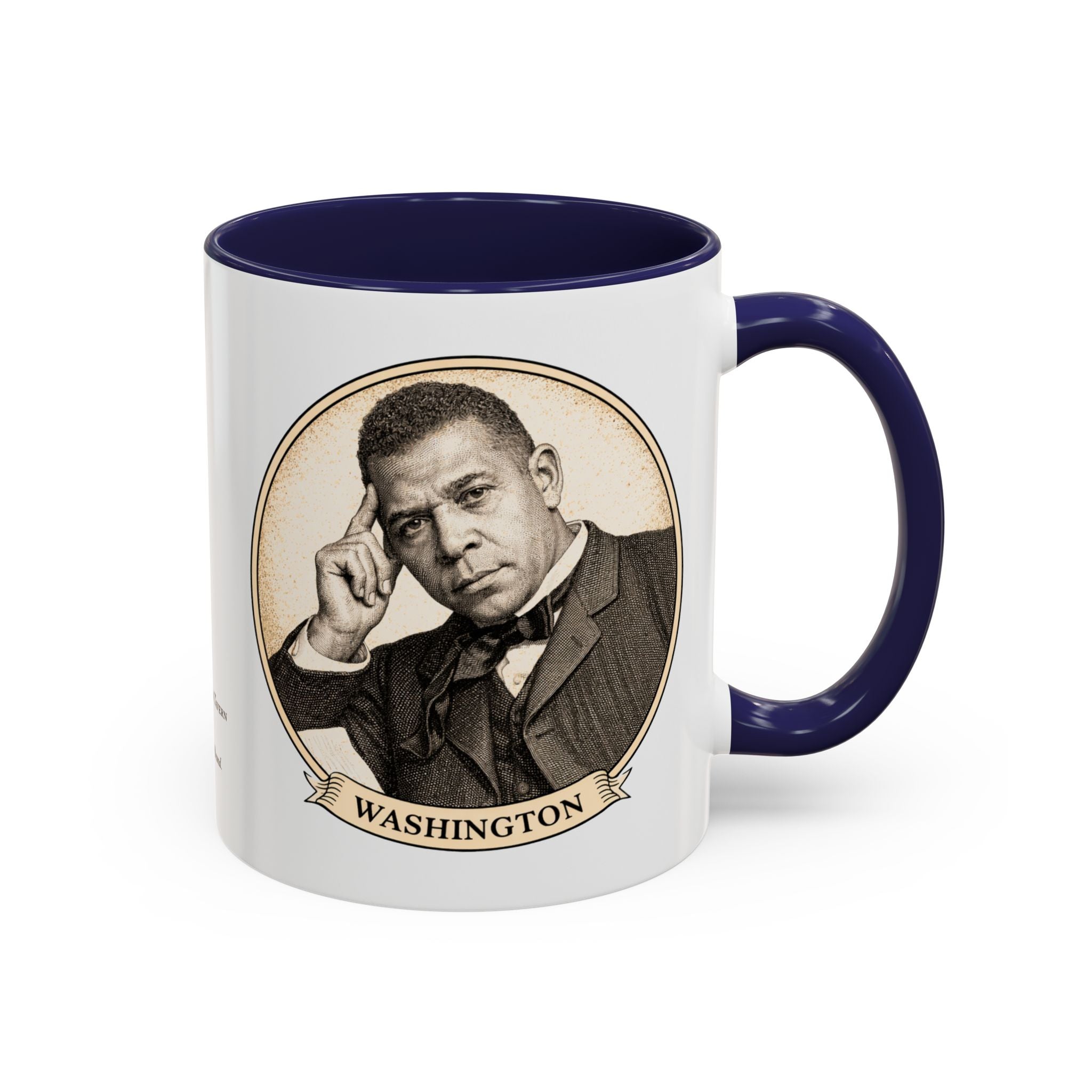 Washington -- The Thinker & Booker -- Ceramic Mug
