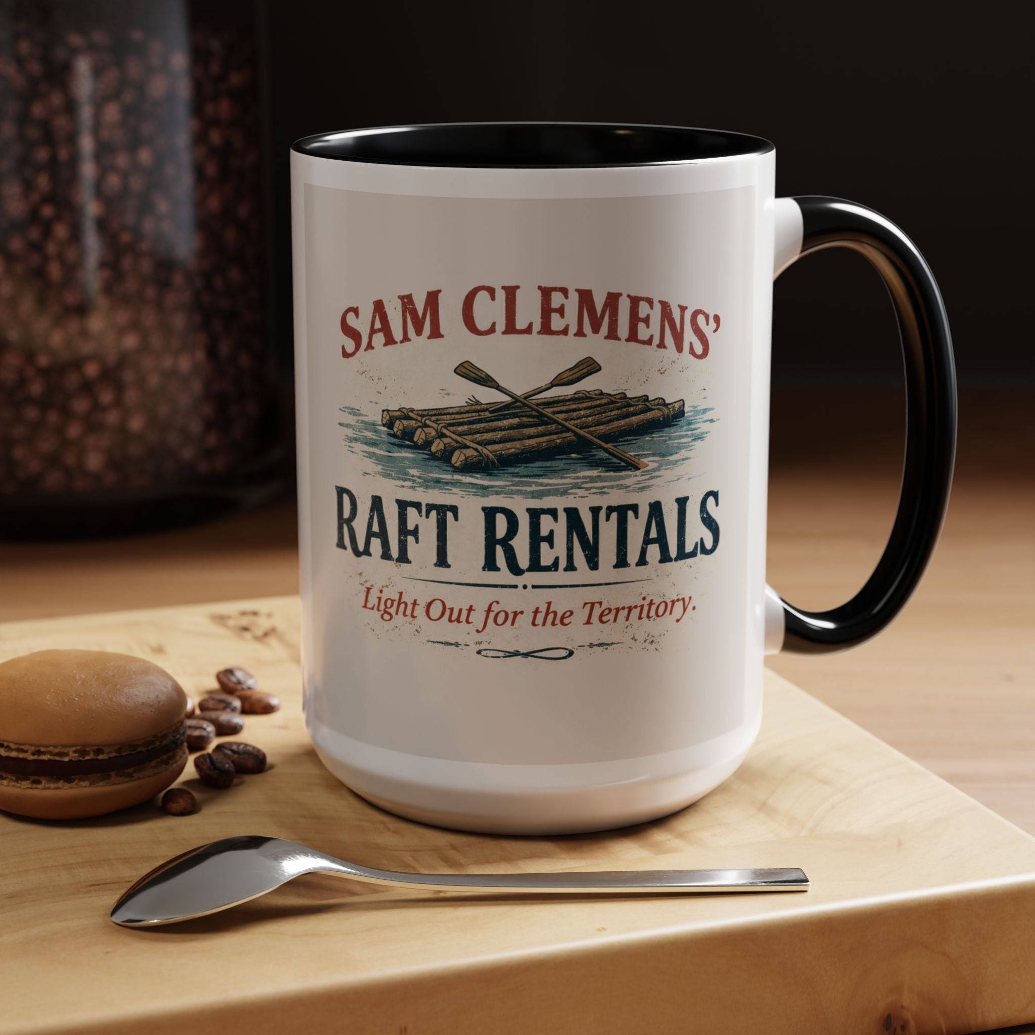 Sam Clemens' Raft Rental Mug