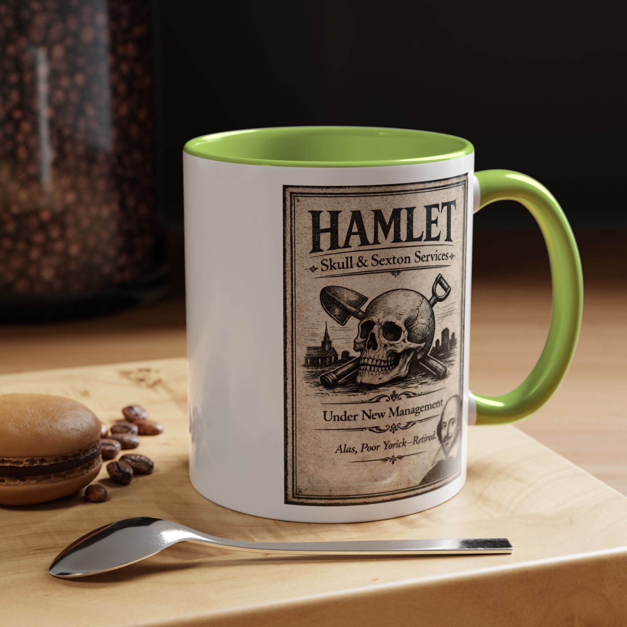 Hamlet Skull & Sexton Mug