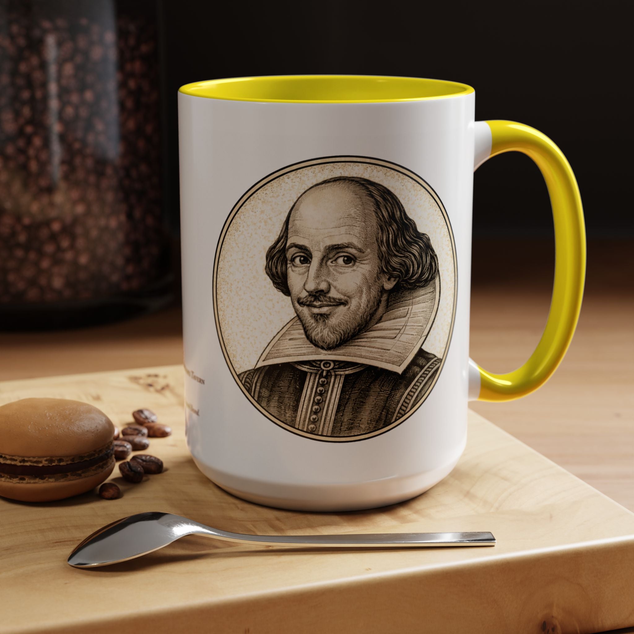 Shakespeare -- The Bard & Ol Bill -- Ceramic Mug