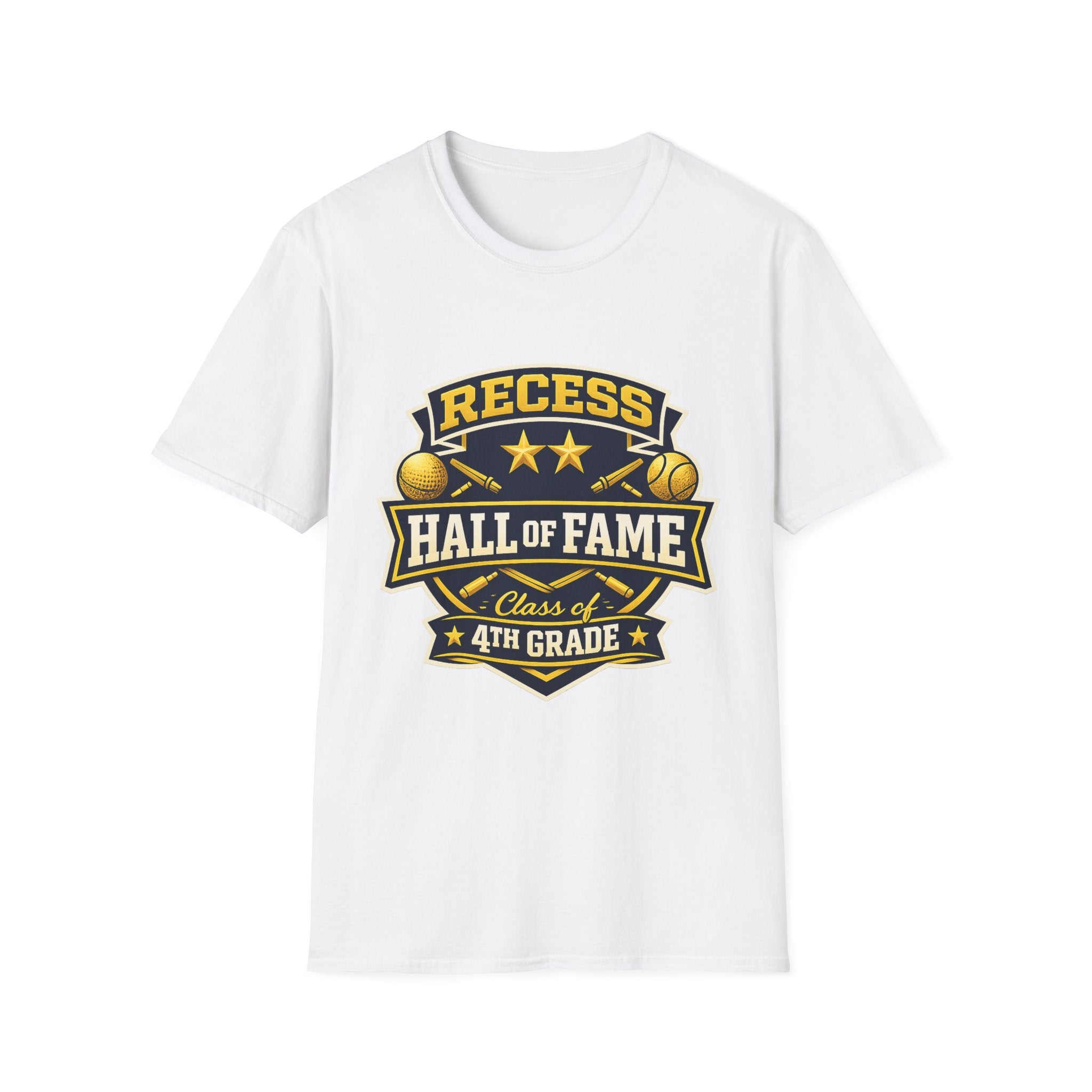 Recess Hall of Fame 4th Grade T-Shirt