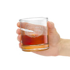 Engraved "All-Time Quarterback" Whiskey Glass — 10.5 oz Rocks Glass