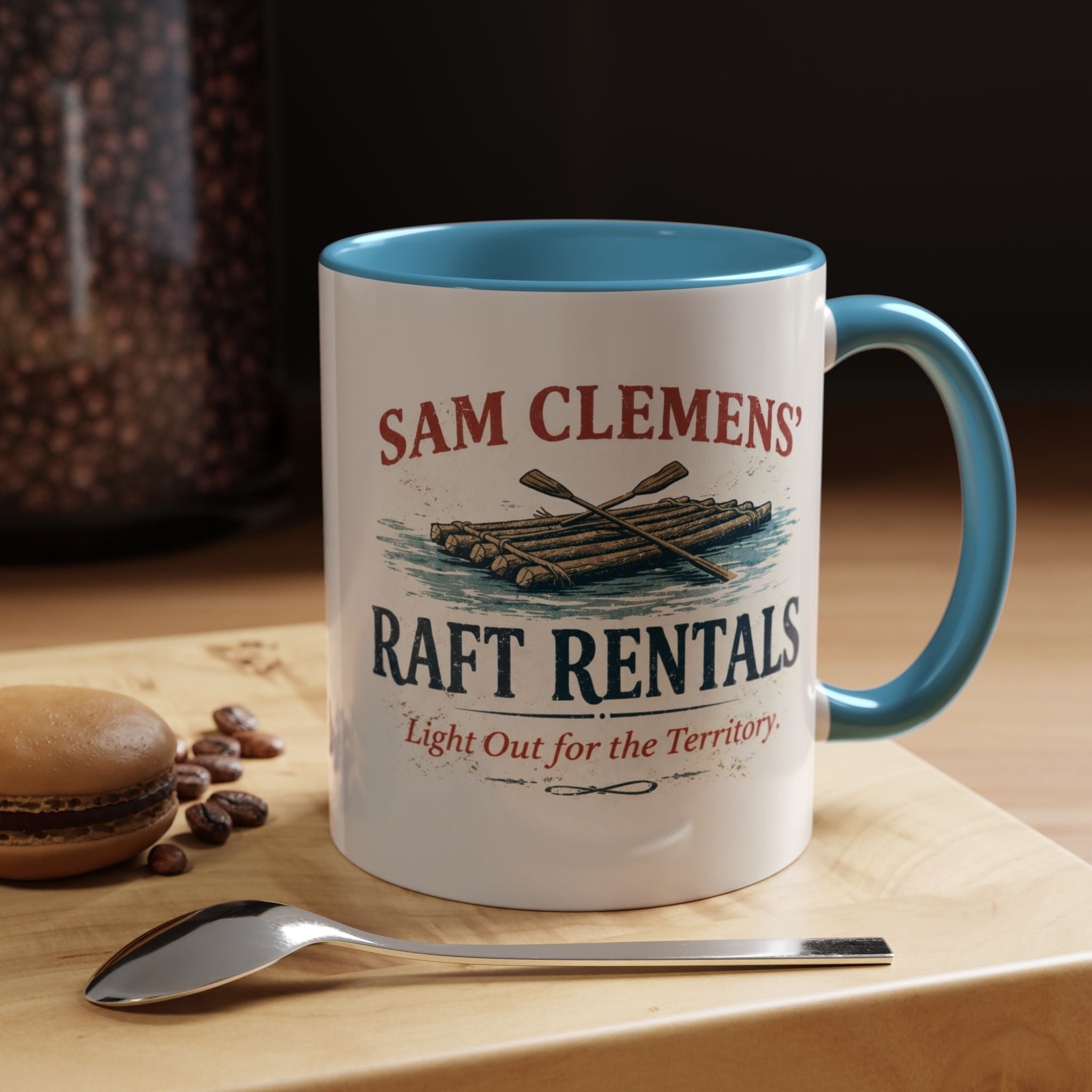 Sam Clemens' Raft Rental Mug