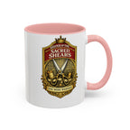 Keeper of the Sacred Shears Coffee Mug — Funny Barber/Hairstylist Gift (11/15oz)