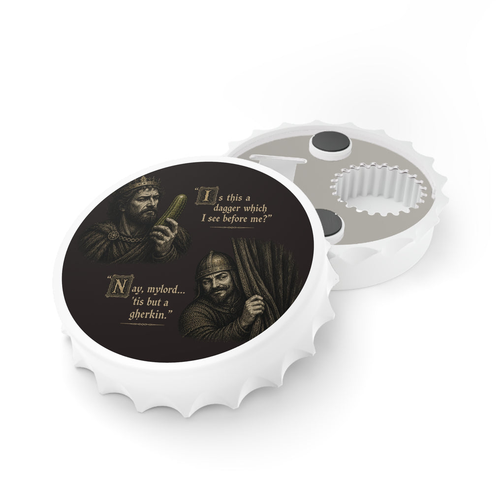 Macbeth Bottle Opener.  From The Linguistician Line