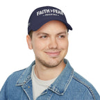 Faith > Fear — Psalm 56:3 — Embroidered Cap | The Foundation Collection (Dark Colors)