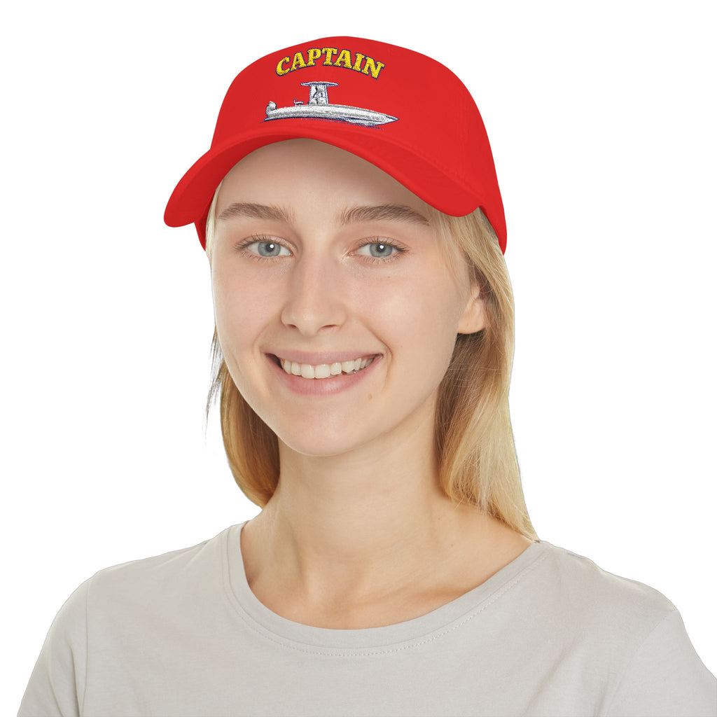 Center Console Captain Hat -- Low Profile Baseball Cap