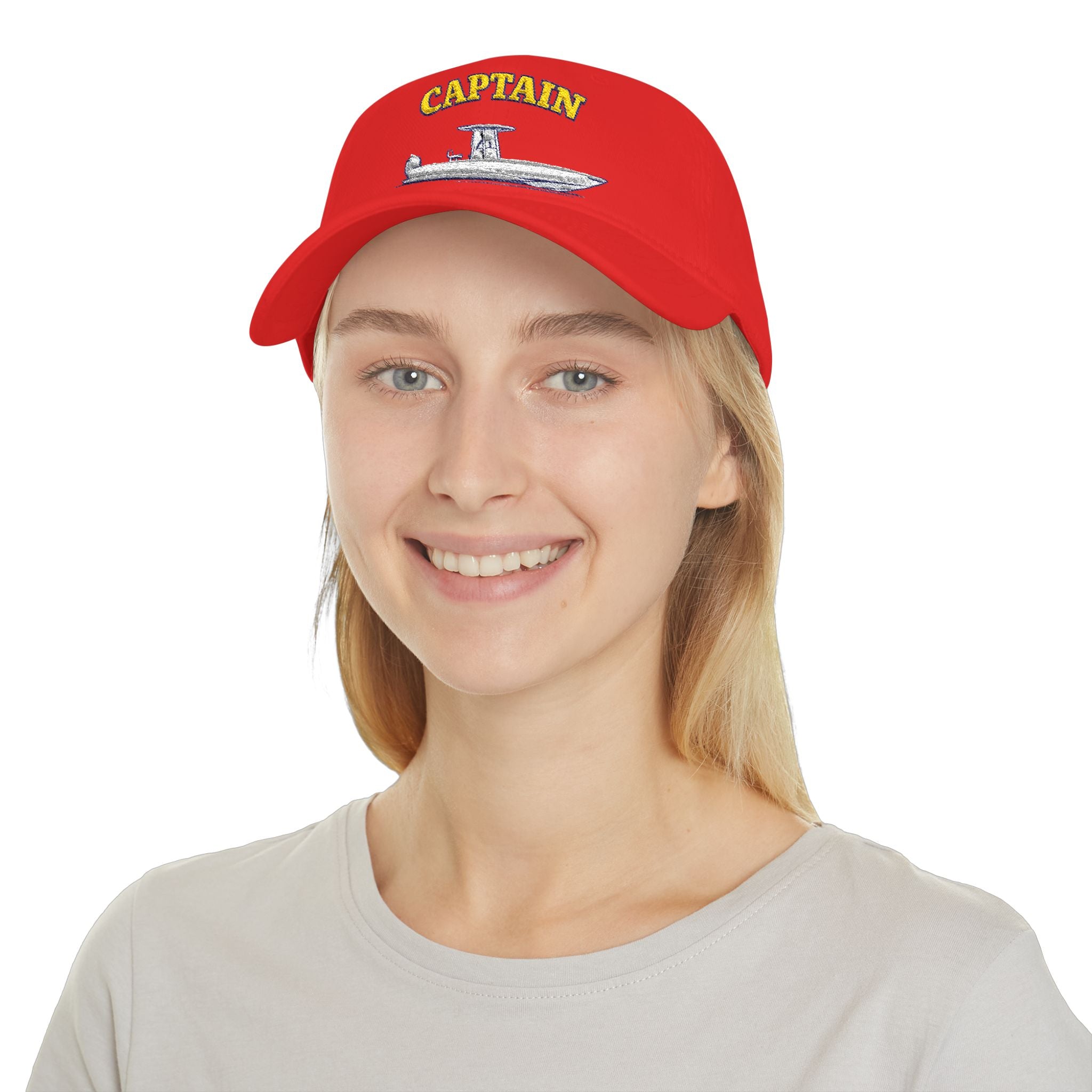 Center Console Captain Hat -- Low Profile Baseball Cap