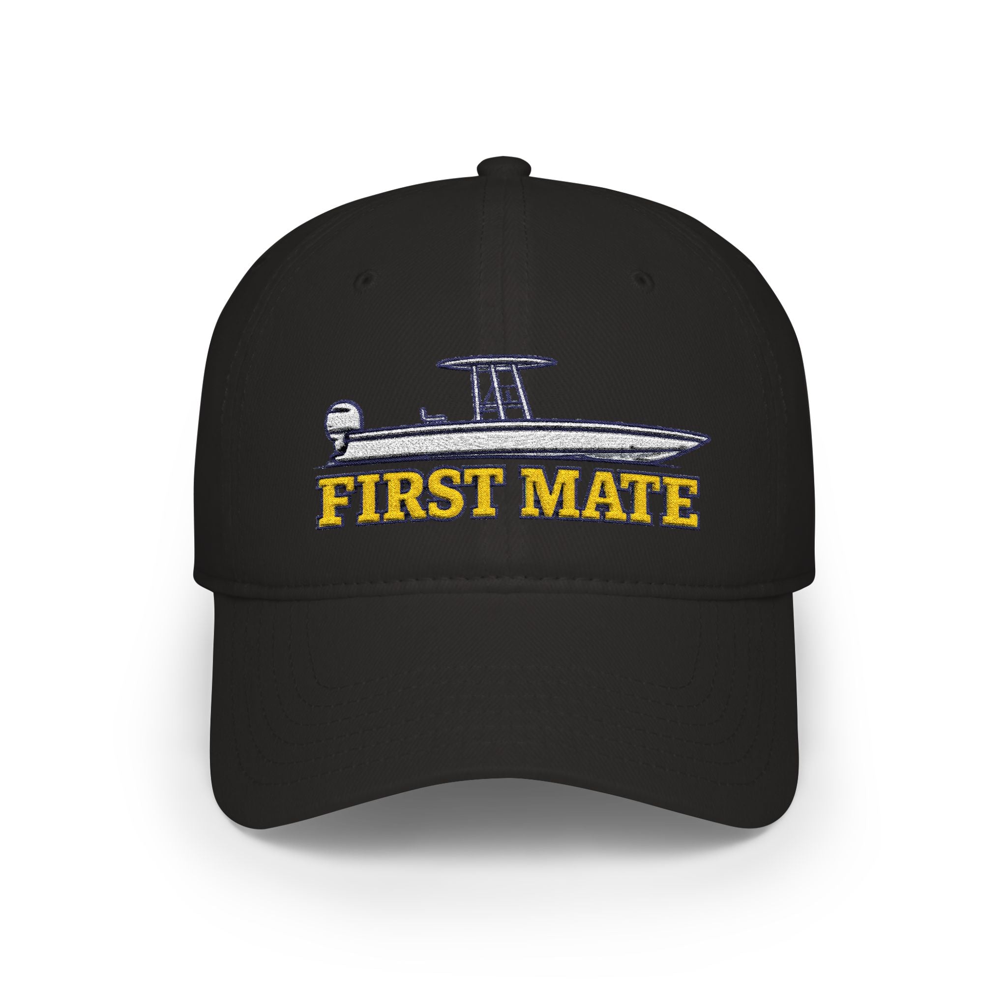 First Mate Center Console Boat Cap – Embroidered Low Profile Baseball Hat