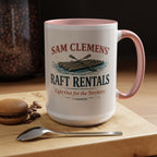 Sam Clemens' Raft Rental Mug