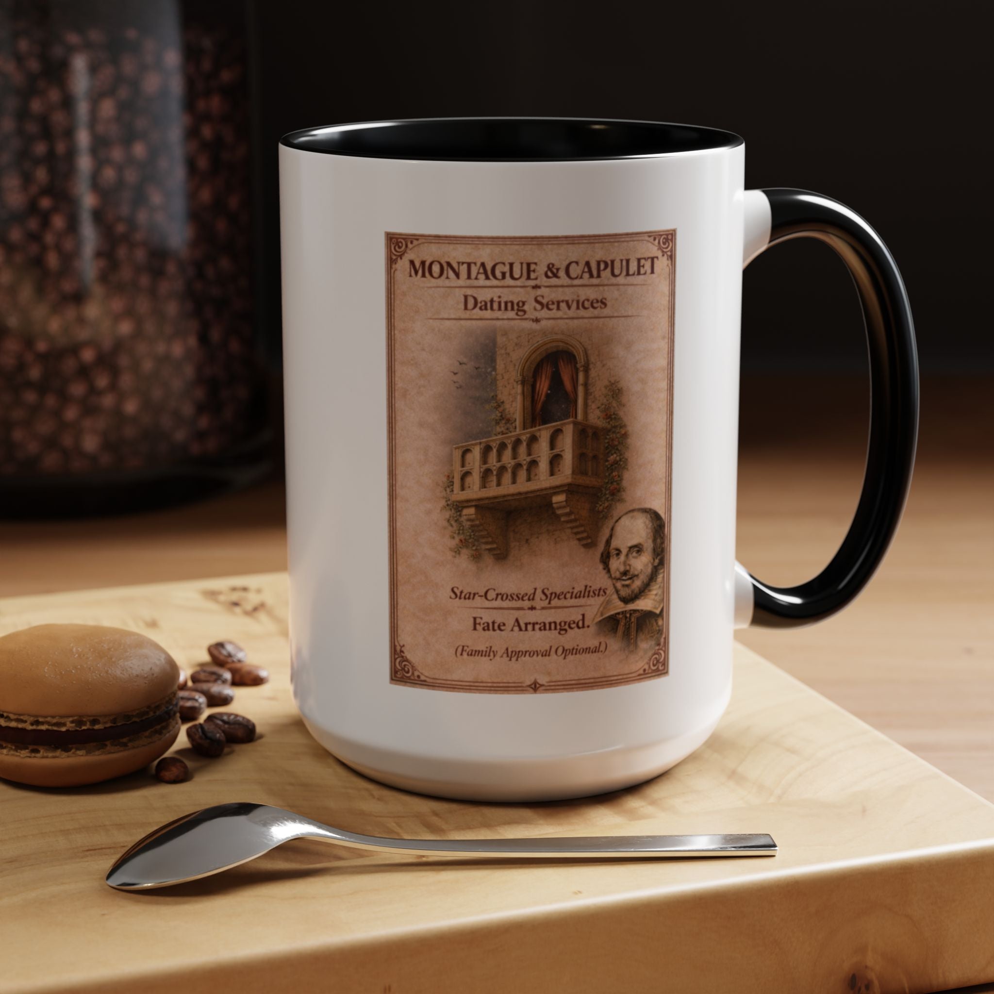 Montague & Capulet Dating Services Mug