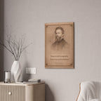 Herman Melville -- “Better to fail in originality than to succeed in imitation.” -- Vintage Literary Canvas Piece