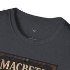 Macbeth Rug & Carpet Restoration T-Shirt — Vintage Literary Humor Tee