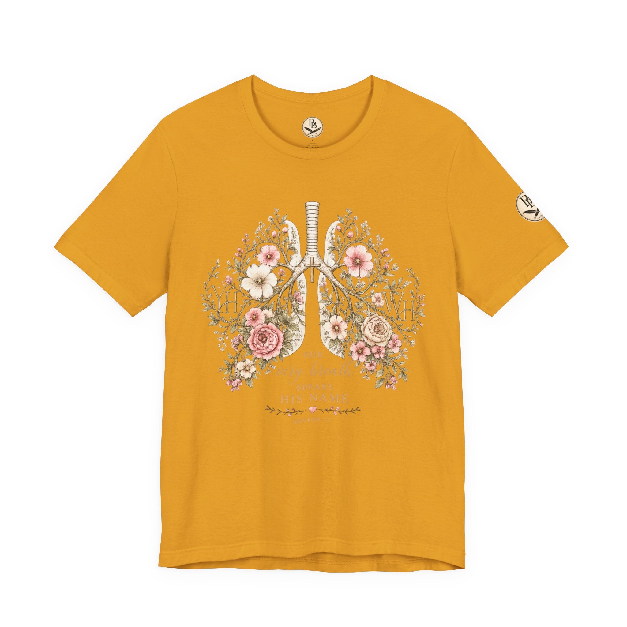 Every Breath Speaks His Name -- Genesis 2:7 (Botanical Lung Design)