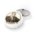 Crack One with Booker -- Magnetic Bottle Opener -- The Author's Tavern
