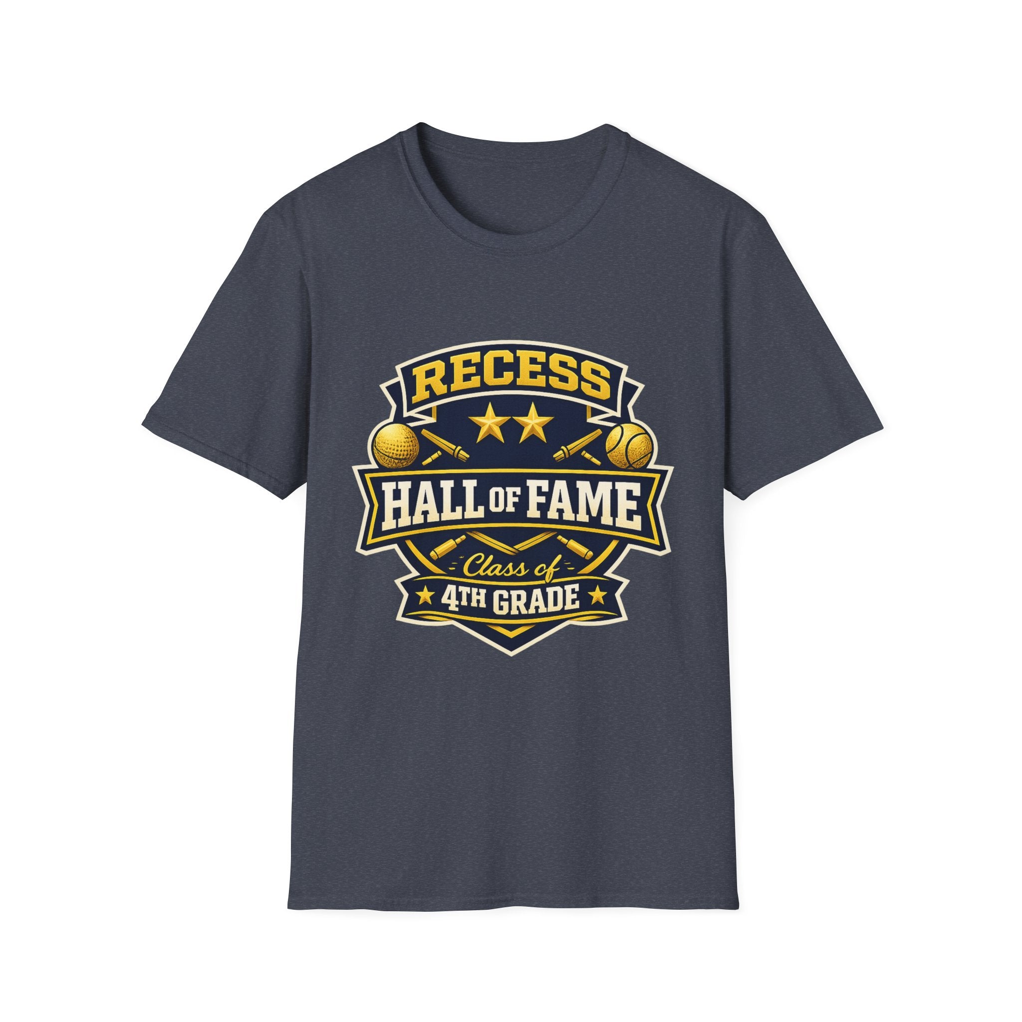 Recess Hall of Fame 4th Grade T-Shirt