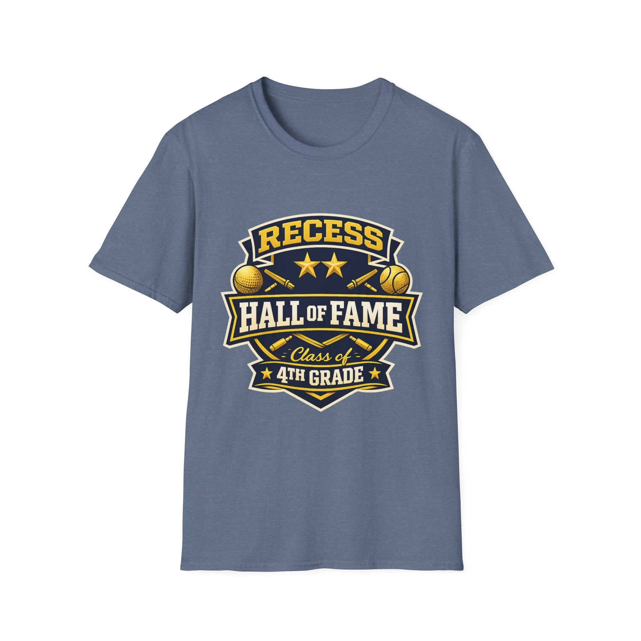 Recess Hall of Fame 4th Grade T-Shirt