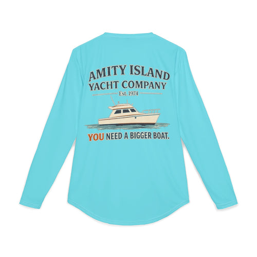Amity Island Yacht Company — “You Need a Bigger Boat” Long Sleeve UV Fishing Shirt