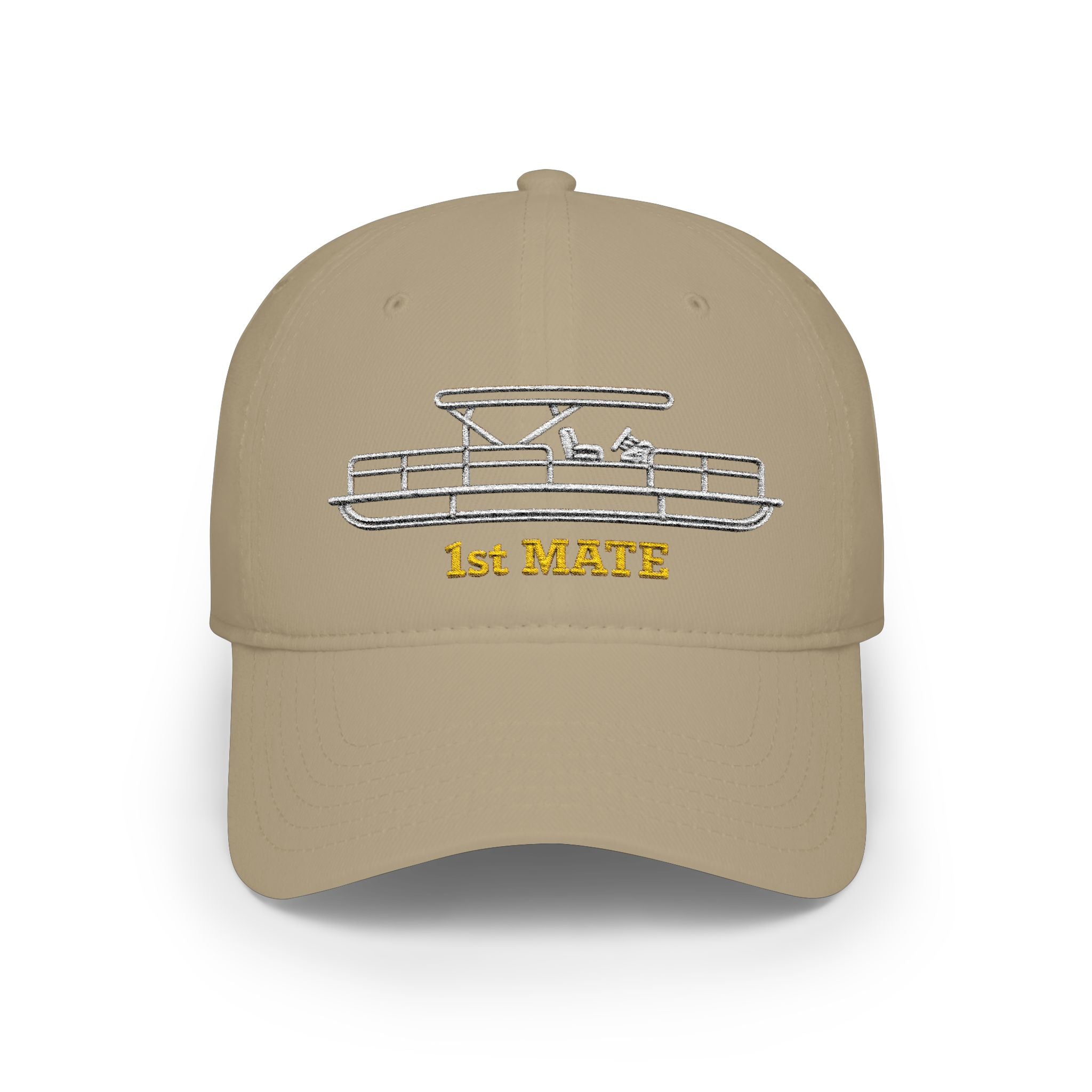 Pontoon Boat 1st Mate Embroidered Low Profile Baseball Cap