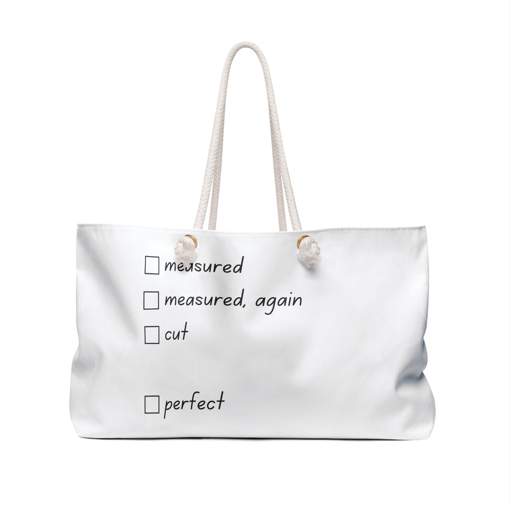 Lady of the Quilt weekender bag