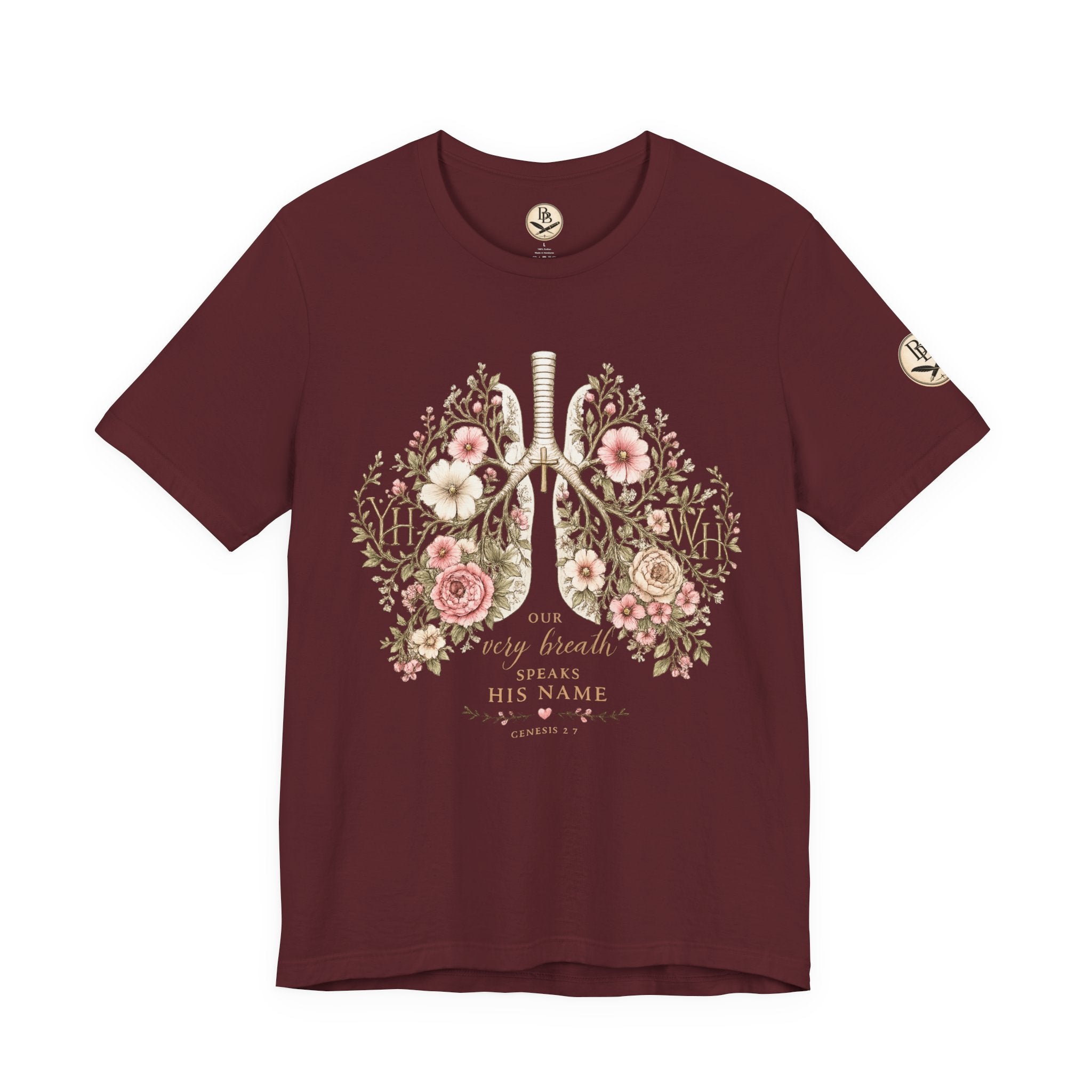 Every Breath Speaks His Name -- Genesis 2:7 (Botanical Lung Design)
