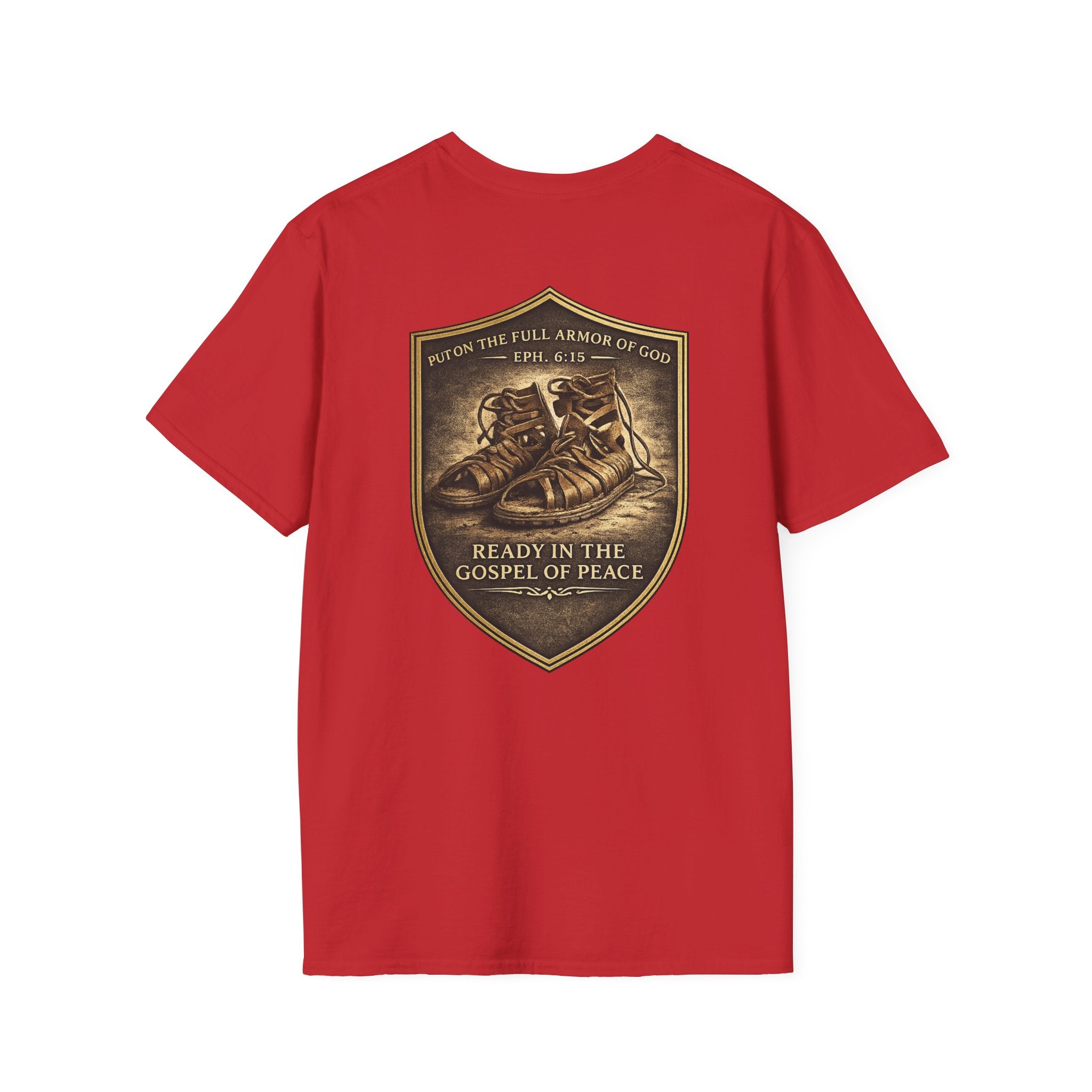 The Armor — Ephesians 6:15 Tee   In Plain Clothes | Softstyle Shirt
