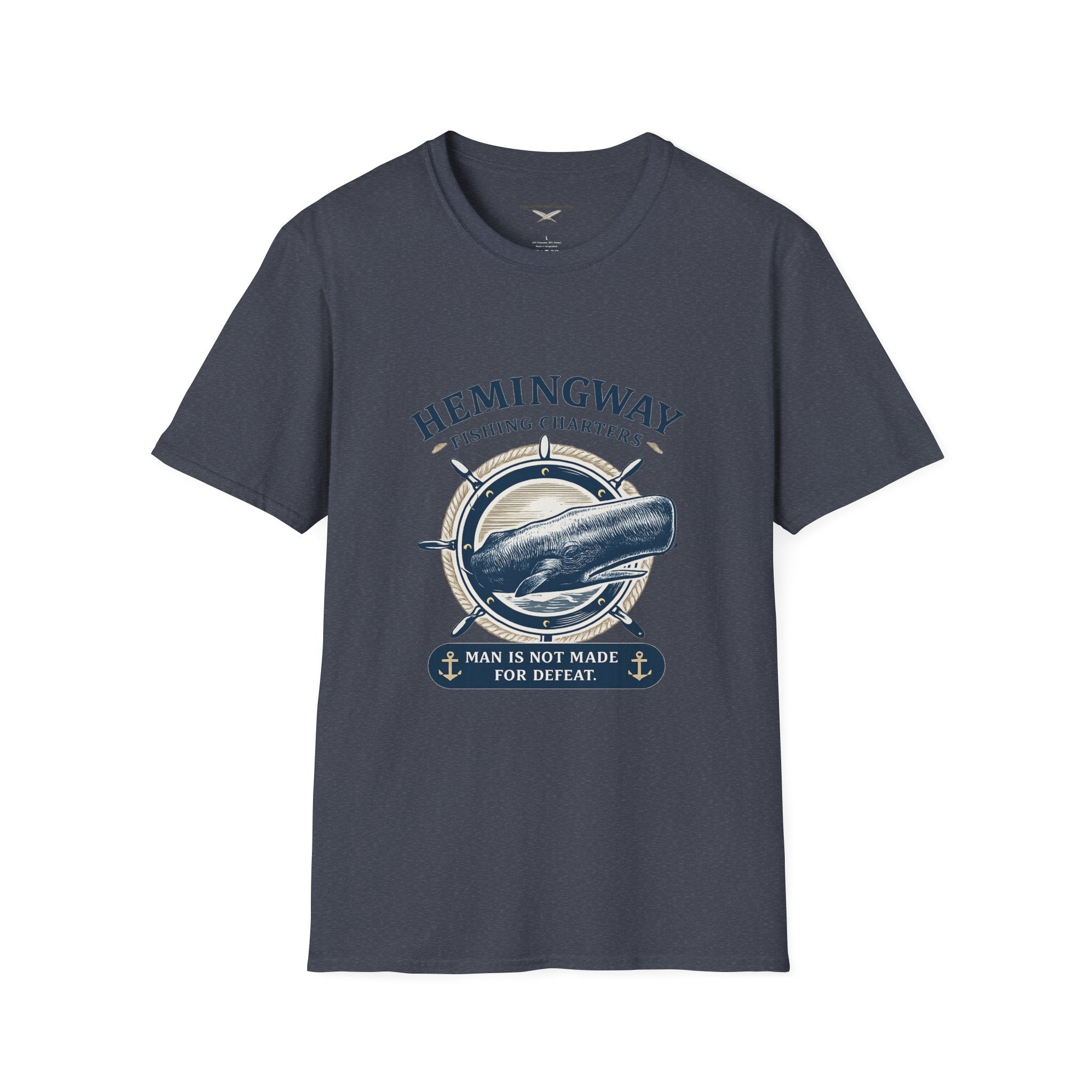 Hemingway Fishing Charters Tee – Vintage Literary Humor Tee