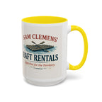 Sam Clemens' Raft Rental Mug